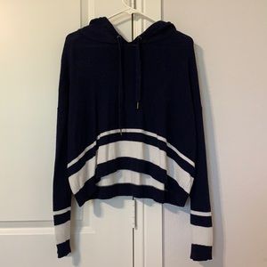 Navy blue hoodie/long sleeve shirt